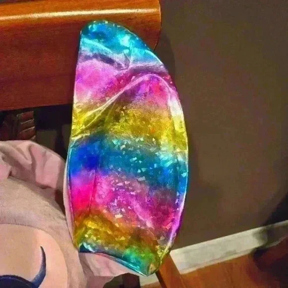 NWT Disney Stich-Angel (Lilo & Stitch) Jumbo Plush with shiny rainbow ears - Picture 5 of 6